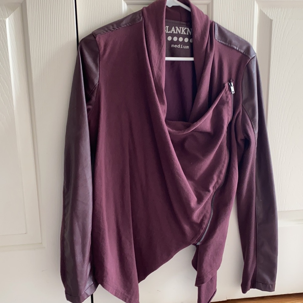 [Closet Clear Out] Blank NYC Private Practice Faux Leather Moto Jacket - Picture 6 of 7
